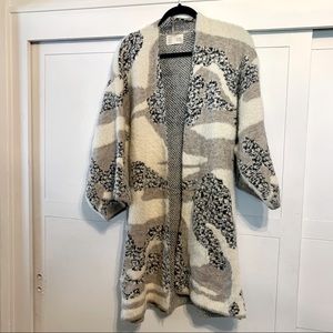 Anthropologie Soft Faux Fur Sweater Large